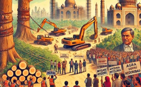 हरियाली का क़त्ल: शहरों के सीने से छिनते सांसों के साये