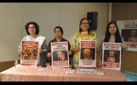 क्रूअलिटी सेंटर बंद करो, हमारे डॉग्स हमें वापस करोः आगरा में उठीं नगर निगम के खिलाफ आवाजें