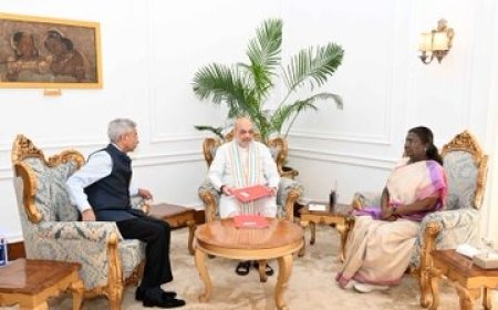 नई दिल्ली में हलचलें तेज, राष्ट्रपति से मिले गृह और विदेश मंत्री, कई देशों के राजनयिकों संग बैठक