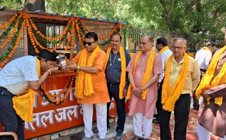 भीषण गर्मी की तपिश में सेवा की ठंडक, सेवा आगरा का अभिनव प्रयास