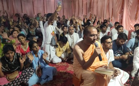 गोपाल कृष्ण गोस्वामी महाराज की स्मृति में समारोह, इस्कॉन भक्तों ने साझा कीं यादें