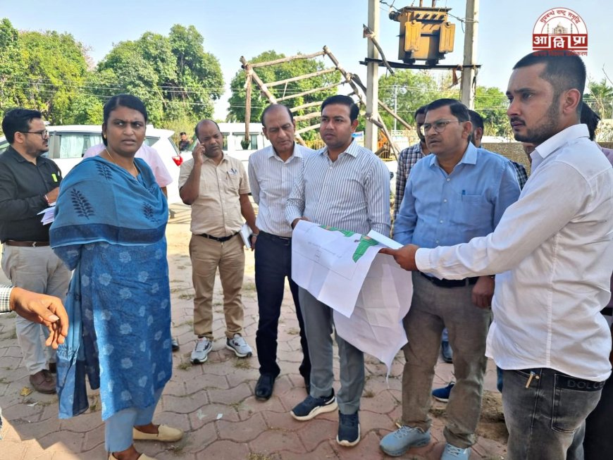 अटलपुरम की प्रस्तावित एंट्री पर अनाधिकृत निर्माणों को देख एडीए वीसी हुईं खफा