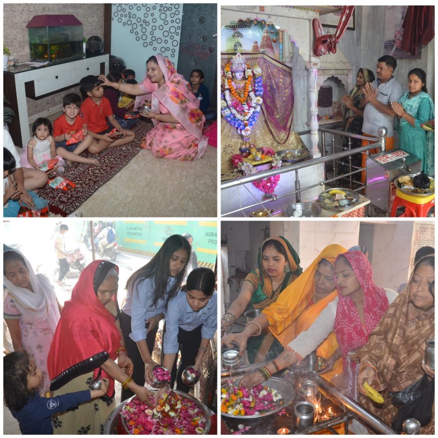 माता सिद्धिदात्री के पूजन के साथ ही नवरात्र व्रत का हुआ परायण