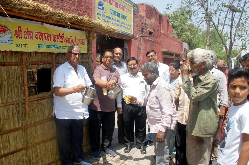 क्षेत्र बजाजा ने शुरू की प्याऊ सेवा, गुप्तदान में मिला ऑक्सीजन कन्सीटेटर