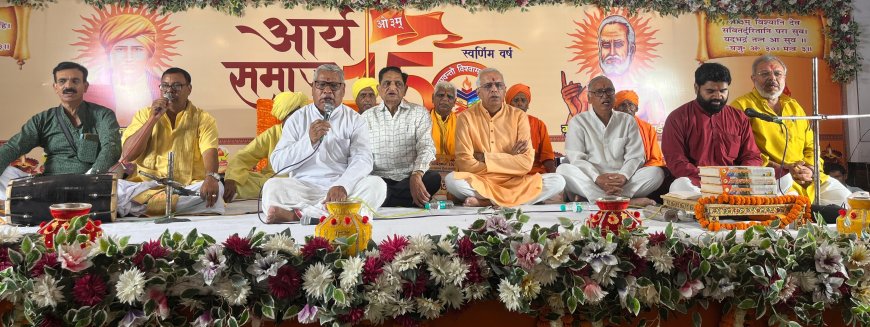 भारत को सोने की चिड़िया नहीं, सोने का शेर बनाना है- श्रद्धानन्द शास्त्री