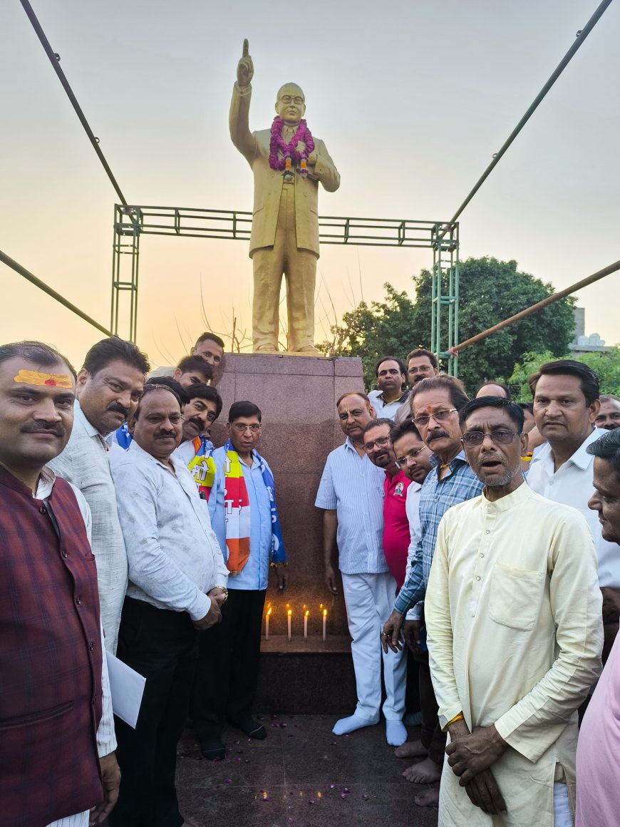 अंबेडकर जयंती पर सांसद नवीन जैन ने किया सेवा पखवाड़े का शुभारंभ