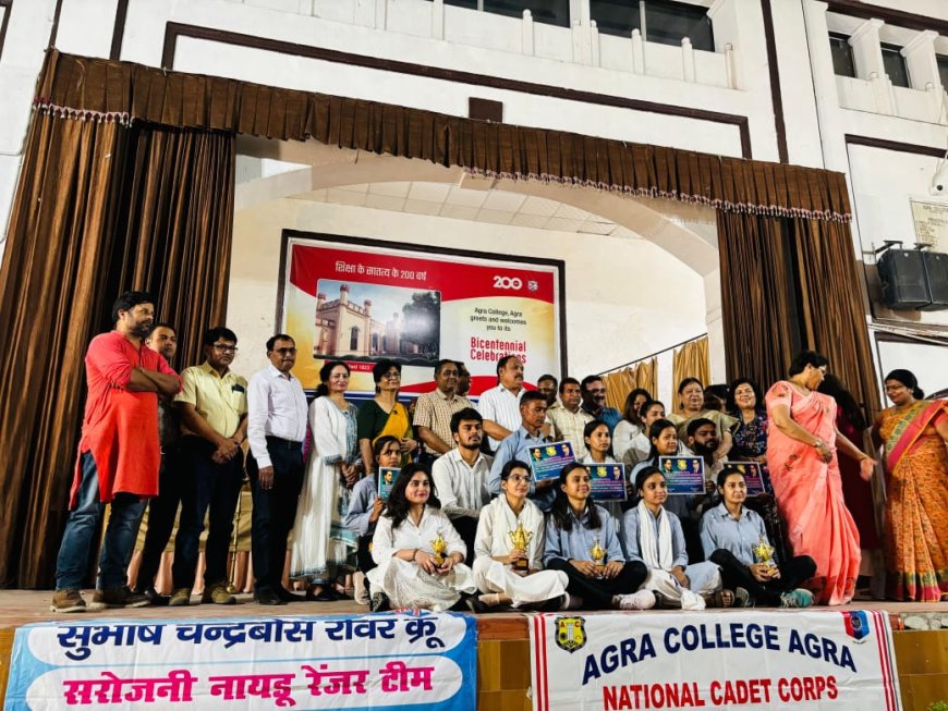 अंबेडकर जयंतीः आगरा कॊलेज में हुई वाद-विवाद और पोस्टर मेकिंग प्रतियोगिता