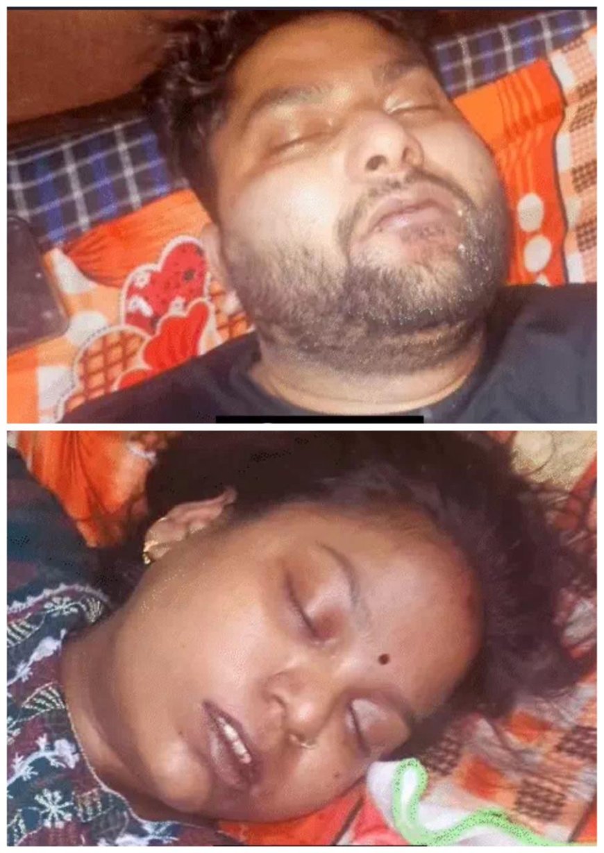 एक माह की बच्ची को छोड़कर पति- पत्नी ने की आत्महत्या, मची खलबली