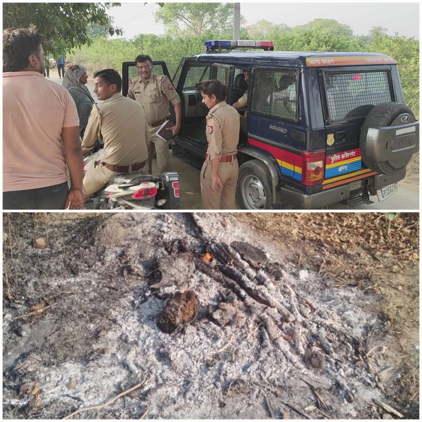 आगरा के गढ़ी लहर में बेटी की मौत पर पिता पर ही हत्या का शक