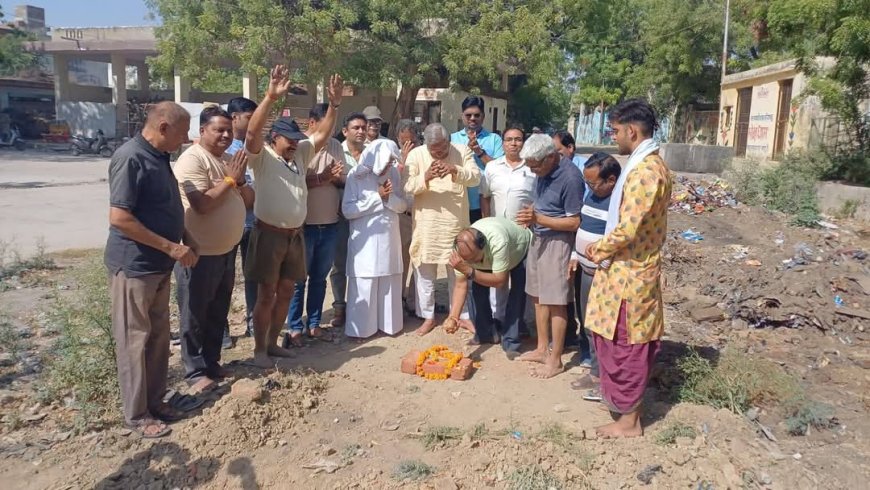 हरिश्चंद्र मोक्षधाम पर शव स्नान के लिए स्थापित होगी भगवान भोलेनाथ की भव्य मूर्ति