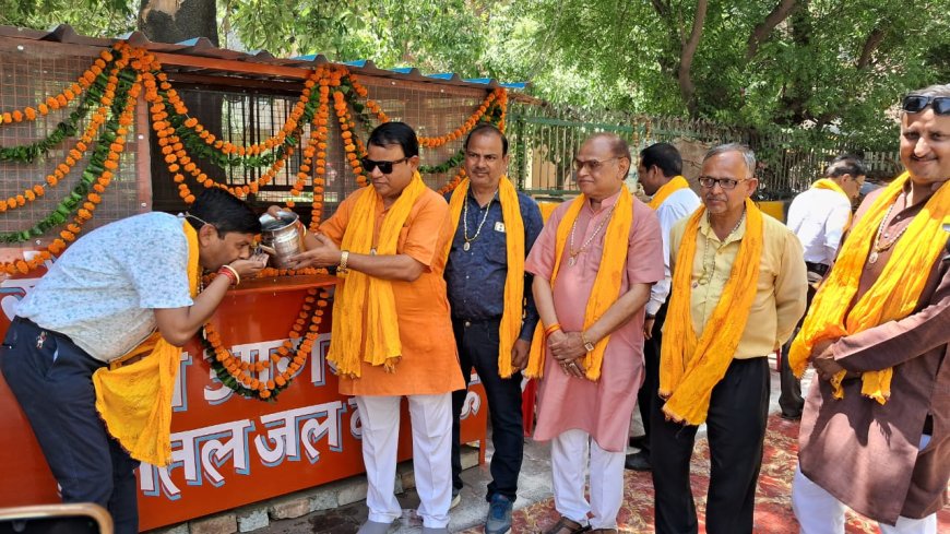 भीषण गर्मी की तपिश में सेवा की ठंडक, सेवा आगरा का अभिनव प्रयास