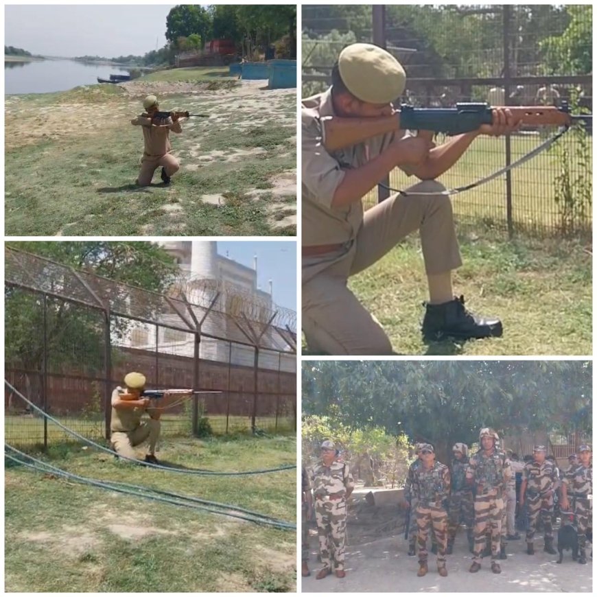 पहलगाम आतंकी हमले के बाद ताजमहल पर मॊकड्रिल, दो संदिग्ध पकड़े गये