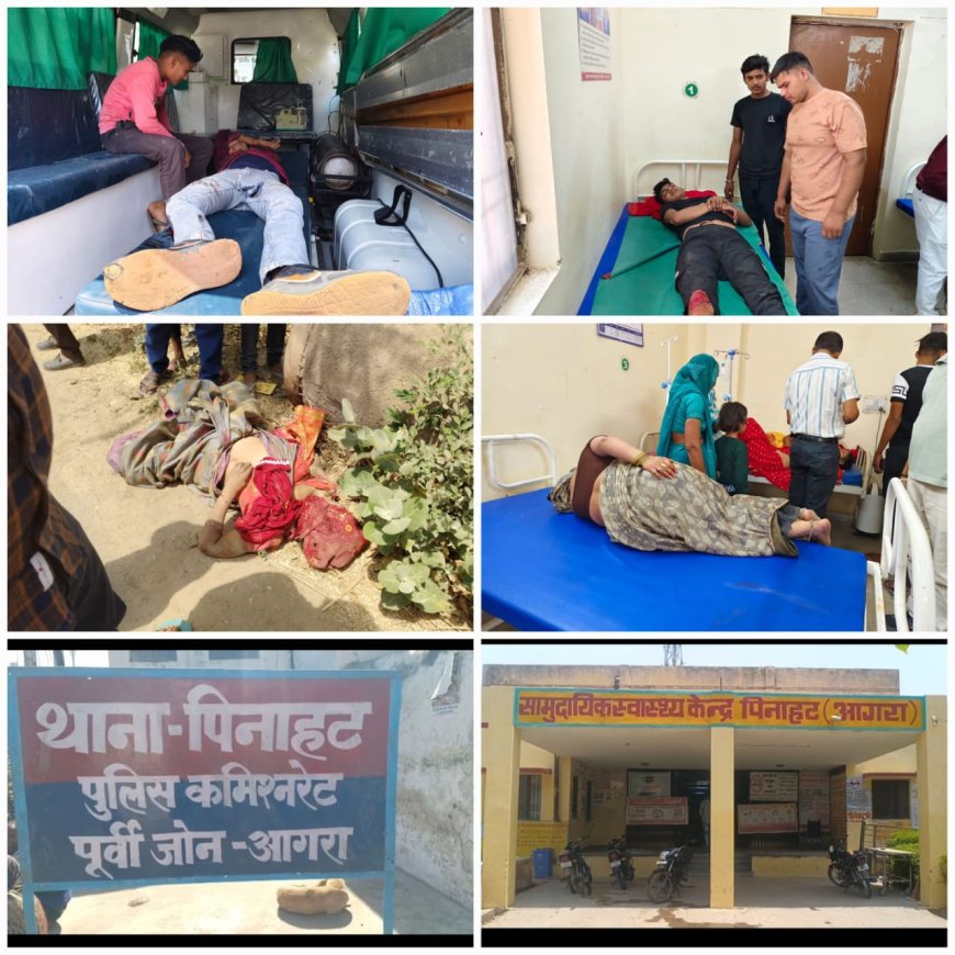 आगरा में तीन रोड एक्सीडेंटः अलग-अलग जगह एक महिला की मौत, दर्जन भर घायल