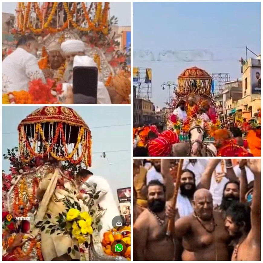 स्वप्न में हनुमानजी ने दिया आदेश, रामलला के दर्शन को निकले हनुमान गढ़ी के महंत