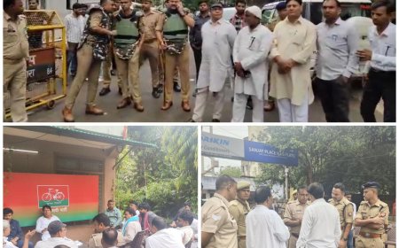 सांसद सुमन को पुलिस ने अलीगढ़ जाने से रोका, आवास पुलिस छावनी में तब्दील