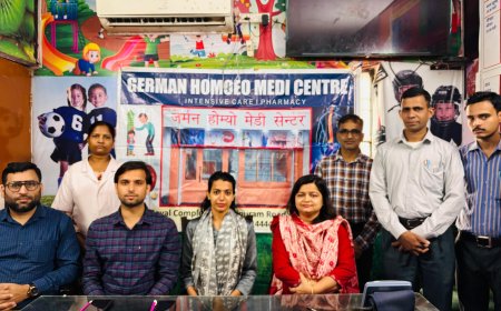 बाल शिशु गृह में होम्योपैथी जांच शिविर, मुफ्त दवाएं दीं