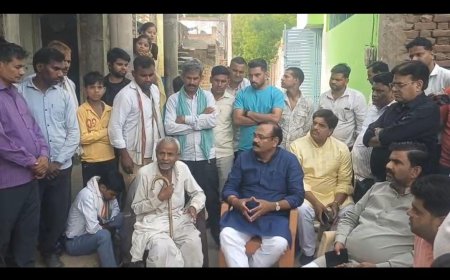 फतेहाबाद से अपह्रत बच्चे का तीन दिन बाद भी सुराग नहीं, सांसद चाहर परिजनों से मिले