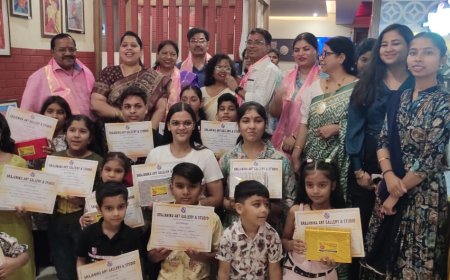 जीवन से तनाव दूर करने के लिए सबसे अच्छा माध्यम है चित्रकला