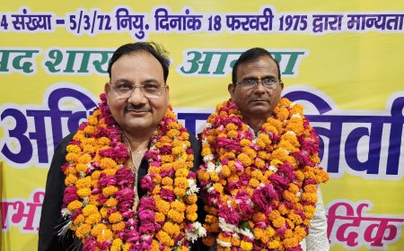 कर्मचारी एकता का नया संकल्प: सुभाष बघेल बने आगरा जिला अध्यक्ष, अजय शर्मा मंत्री निर्वाचित