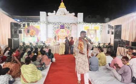 जयकारों में झूम उठा प्रतापनगर: श्री अग्रवाल संघ की खाटू श्याम भजन संध्या में भक्ति का उमड़ा सैलाब