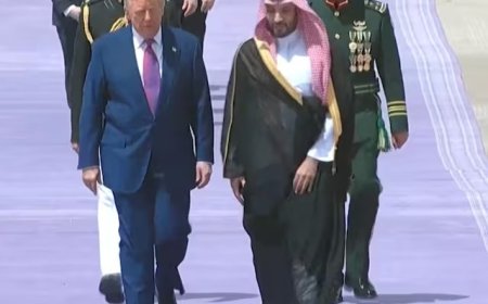 दूसरी बार राष्ट्रपति बनने के बाद ट्रम्प की पहली विदेश यात्रा, सऊदी अरब में क्राउन प्रिंस ने किया स्वागत