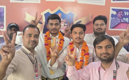 हरेंद्र बना फतेहाबाद तहसील का सीबीएसई टॉपर, श्री महावीर जी स्कूल में मेधावियों का हुआ सम्मान