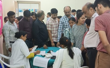 प्रिल्यूड पब्लिक स्कूल के डिप्थीरिया टीकाकरण अभियान में 250 से अधिक बच्चों को लगी वैक्सीन