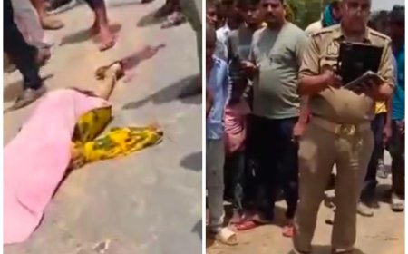 ट्रक की टक्कर ने छीन ली दो जिंदगियां: अछनेरा में सड़क हादसे के बाद ग्रामीणों ने लगाया जाम