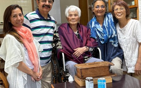 104 की उम्र और जीवन जैसे कविता: ओकीनावा से लौटे आगरा के दंपत्ति ने जाना दीर्घायु का दर्शन