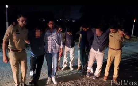 आगरा के पोइया घाट में पुलिस की टप्पेबाज गैंग से मुठभेड़, तीन गोली लगने से घायल, दो फरार