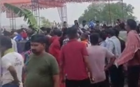 यूपी के गाजीपुर में करंट ने छीनी चार जिंदगियां: धार्मिक आयोजन की तैयारी में दर्दनाक हादसा, गांव में मातम