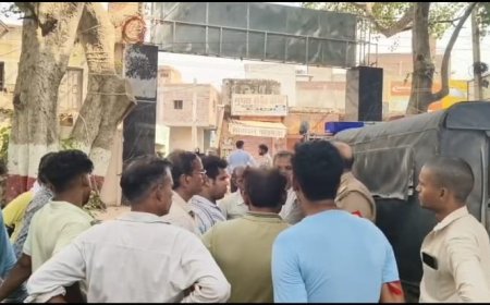 आगरा के गांव में नीम के पेड़ से लटका मिला युवक का शव, हत्या या आत्महत्या? कल से गायब था