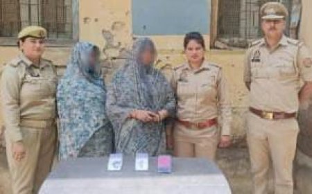 आगरा में दो चोरनी गिरफ्तार: पलक झपकते उड़ाती थीं गहने, भीड़ में बनाती थीं निशाना