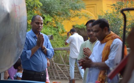 जैव विविधता दिवस पर फ्रेंड्स ऑफ वृंदावन ने जल टैंकर देकर किया वृक्ष सेवा का शुभारंभ