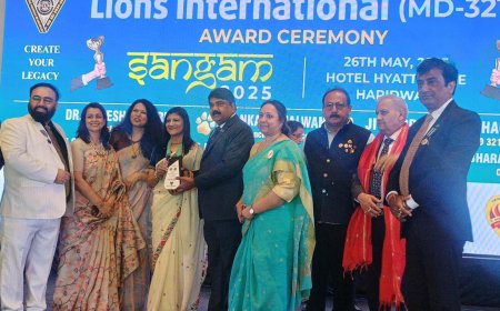 अंतरराष्ट्रीय अवार्ड से चमका लायंस 'प्रयास', अशु मित्तल को मिला डबल ऑनर