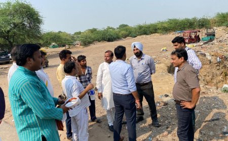 बात बन गई तो कमला नगर थाने को मिल जाएगा नया भवन, विधायक खंडेलवाल ने देखी भूमि