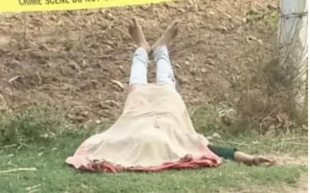 धौलपुर की लड़की का शव आगरा के खेरागढ़ में सड़क किनारे मिला, नाक से खून और शरीर पर चोट के निशान