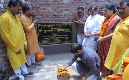 अहिल्याबाई की जयंती पर बोदला में बहुउद्देशीय भवन का शिलान्यास