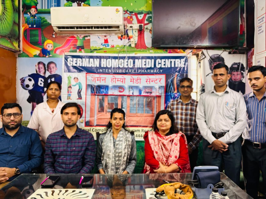 बाल शिशु गृह में होम्योपैथी जांच शिविर, मुफ्त दवाएं दीं