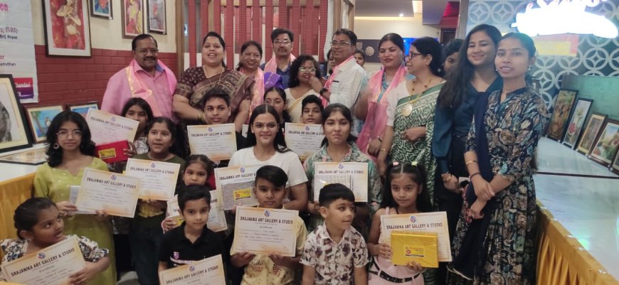 जीवन से तनाव दूर करने के लिए सबसे अच्छा माध्यम है चित्रकला