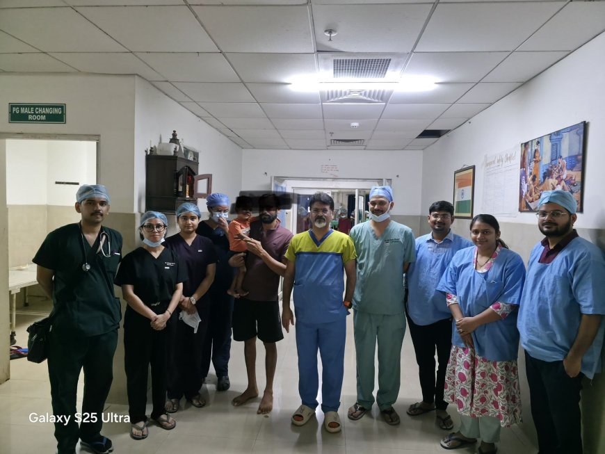 एसएन ने फिर एक दुर्लभ सर्जरी को दिया सफलतापूर्वक अंजाम