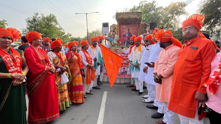राष्ट्र गौरव महाराणा प्रताप की शोभायात्रा में दिखी सांस्कृतिक एकता और वीरता की झलक
