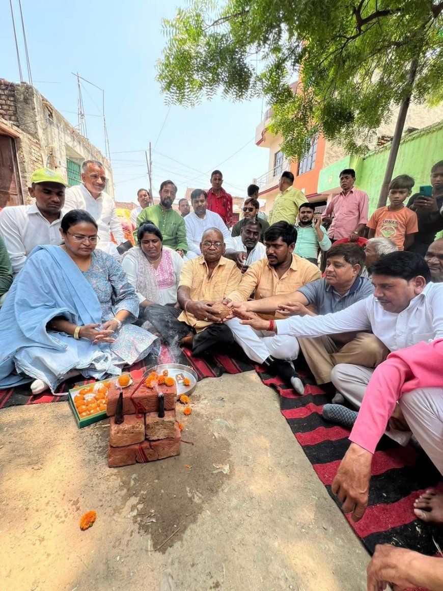 दहतोरा और चमरौली को मिला 10 करोड़ का विकास पैकेज, महापौर ने रखी परियोजनाओं की नींव