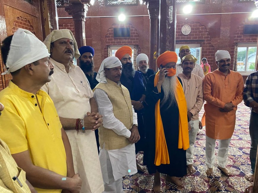 गुरु का ताल गुरुद्वारा में भारत की विजय और शांति के लिए अरदास