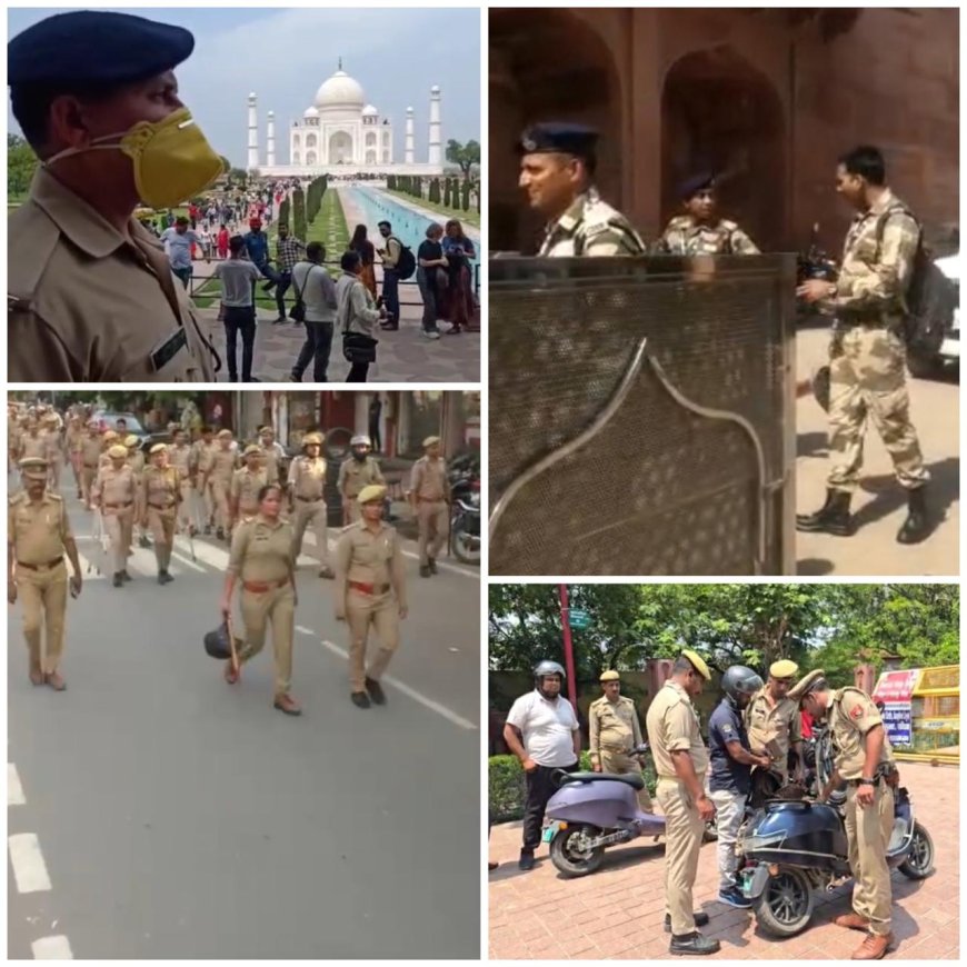 भारत-पाक तनाव के बीच आगरा अलर्ट मोड पर: पुलिस ने जारी की एडवायजरी