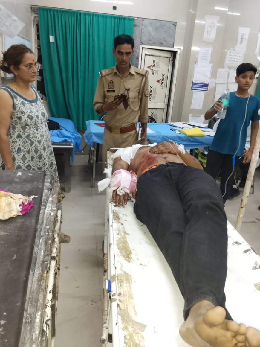 दबंगई की हद पार: किरावली में युवक को घर बुलाकर मारी गोली, जयपुर रैफर