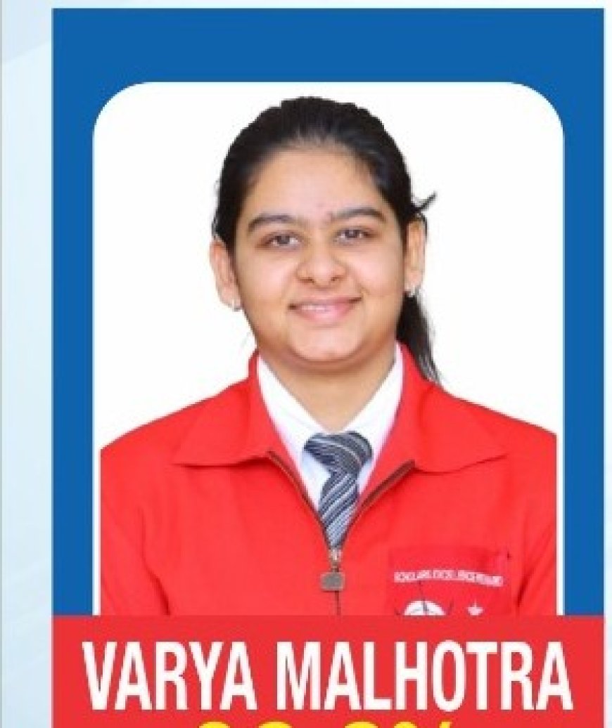 मानविकी में चमकी वार्या: हिंदी में कभी कमजोर थीं, अब बनीं जिले की टॉपर, बनना चाहती हैं साइकोलॉजिस्ट