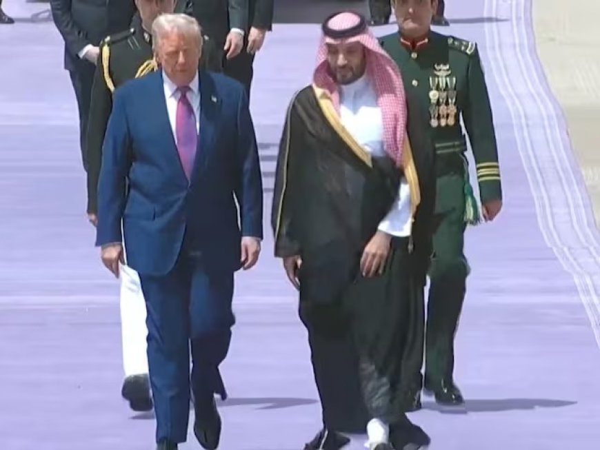 दूसरी बार राष्ट्रपति बनने के बाद ट्रम्प की पहली विदेश यात्रा, सऊदी अरब में क्राउन प्रिंस ने किया स्वागत