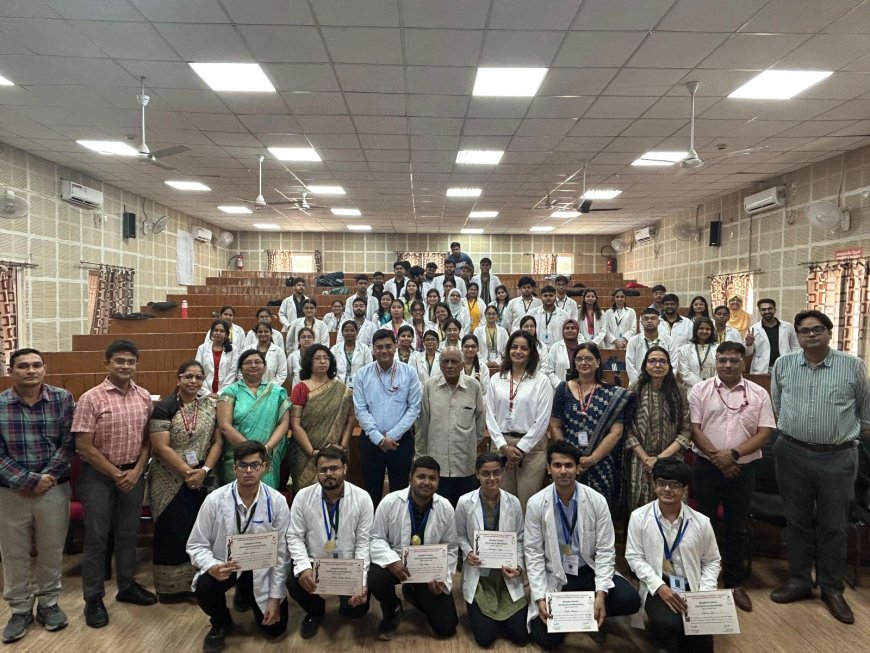 फॉरेंसिक क्विज में दिखी मेडिकल छात्रों की दिमागी धार, एसएन की टीम रही अव्वल