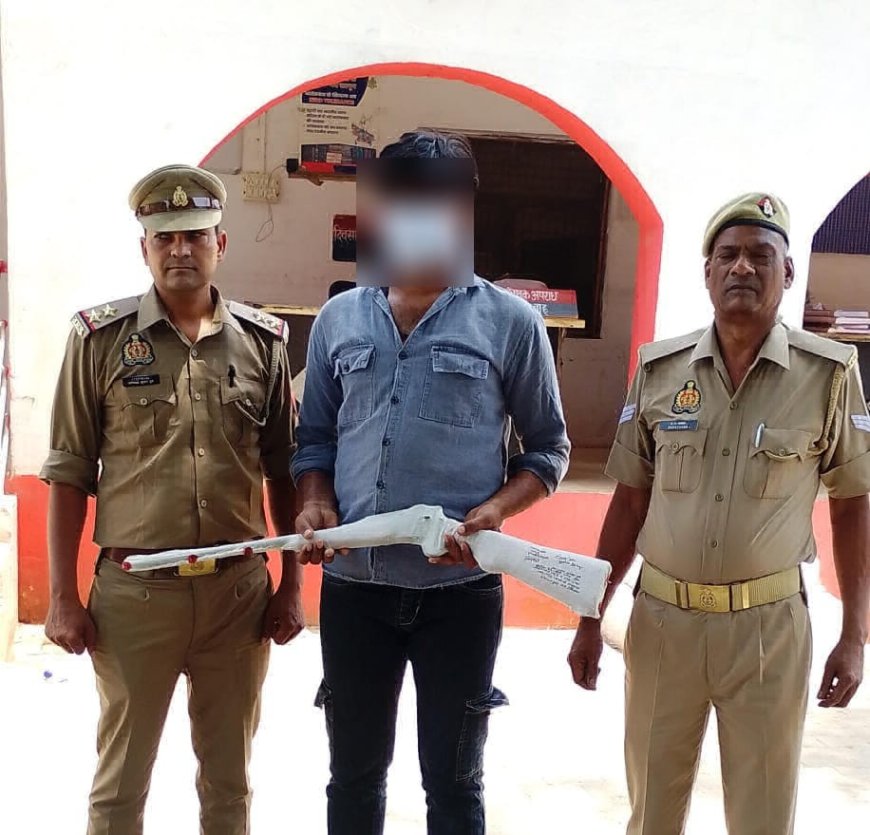 शादी में फायरिंग कर भागा था आरोपी, ढाई महीने बाद ट्यूबवेल से पकड़ा गया